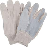 Standard-Duty Work Gloves, Medium, Split Cowhide Palm SAP274 | Dickner Inc