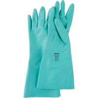 StanSolv&reg; Embossed Z-Pattern Grip Gloves, Size Small/7, 14" L, Nitrile, Interlock Inner Lining, 11-mil Groupe Belzile Dickner