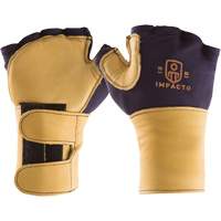 Premium Impact & Repetitive Strain Protective Left-Hand Glove, Size X-Small, Grain Leather Palm Groupe Belzile Dickner