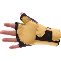 Premium Impact & Repetitive Strain Protective Left-Hand Glove, Size X-Small, Grain Leather Palm Groupe Belzile Dickner