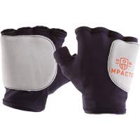 Palm/Side Fingerless Protection Gloves - Right, X-Small, Suede Palm, Slip-On Cuff Groupe Belzile Dickner