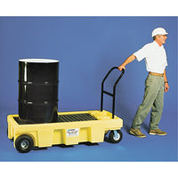 Poly-Spillcart™ Cart ATC, 66.5" L x 29" W x 46.9" H, 57 US gal. Spill Cap. SR438 | Dickner Inc