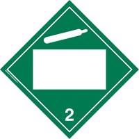 Non-Toxic Gas TDG Placard, Plastic Groupe Belzile Dickner