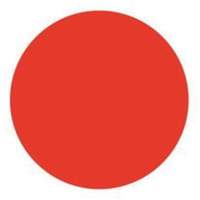 Round Write-On Labels, Circle, 1.5" L x 1.5" W, Red Groupe Belzile Dickner