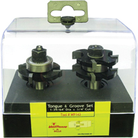 Jeux de fraises &agrave; rainures &amp; languettes &agrave; 4 cannelures Groupe Belzile Dickner