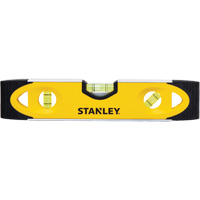 Shock-Resistant Torpedo Level, 9" L, Aluminum, 3 Vials, Magnetic Groupe Belzile Dickner