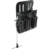 Tool Pouches, Multiple Tool Holder, Leather, 10 Pockets Groupe Belzile Dickner