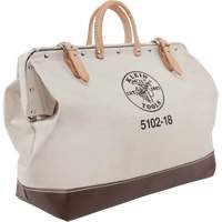 Sac &agrave; outils robuste de 18", Toile, 1 pochettes, Beige Groupe Belzile Dickner