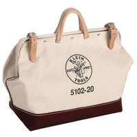Sac d'outils robuste de 20 po, Toile, 1 pochettes, Brun/Naturel Groupe Belzile Dickner