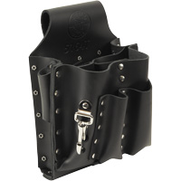 Tool Pouch, Multiple Tool Holder, Leather, 8 Pockets Groupe Belzile Dickner