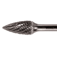 Fraise rotative conique &agrave; deux tranchants, SG-44, 1/8" dia., 1/8" Tige, 1/2" Prof. de la coupe Groupe Belzile Dickner