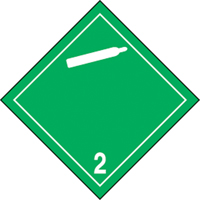 TDG Shipping Labels, Class 2.2, Non-Flammable & Non-Toxic Gases, Paper Groupe Belzile Dickner
