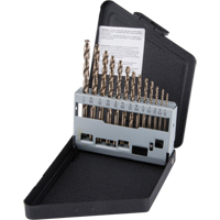 Jobber Length Drill Bit Set, 13 Pieces, High Speed Cobalt Groupe Belzile Dickner