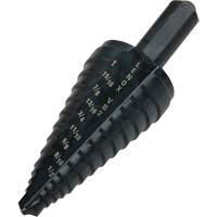 #2 Step Drill Bit, 1/8" - 1" , 1/16" Increments, High Speed Steel Groupe Belzile Dickner