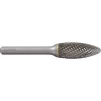 Fraise au carbure en forme de flamme AllSteel, SH-5, 1/2" dia., 1/4" Tige, 1-1/4" Prof. de la coupe Groupe Belzile Dickner