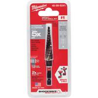 Foret &eacute;tag&eacute; #1 Shockwave Impact Duty, 1/2" - 1-1/8", Incr&eacute;ments de 1/32", Titane Groupe Belzile Dickner