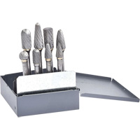 Double Cut Carbide Burr Set, 8 Pieces Groupe Belzile Dickner