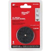 Disque &agrave; tronçonner pour meuleuse &agrave; angle droit M12 Fuel, 2" x 0,04", Arbre de 1/4", Type 1, Oxyde d'aluminium, 21000 Tr/min Groupe Belzile Dickner