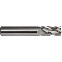 Fraise embout S134, 1/8" dia., 1-1/2" lo, 4 cannelures, 1/8" tige, Carbure Groupe Belzile Dickner