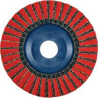 Twin Flap Disc, 4-1/2" x 7/8", Type 27, 40 Grit, Ceramic/Zirconia Alumina Groupe Belzile Dickner