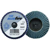 Mini-disque &agrave; lamelles R884P BlueFire, 3" x Type 27, Grain P40, Alumine de zirconium Groupe Belzile Dickner