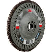 Disque &agrave; lamelles &agrave; changement rapide 769F, 5" x 5/8"-11, Type 27, Grain 120+, C&eacute;ramique Groupe Belzile Dickner