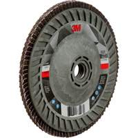 Disque &agrave; lamelles &agrave; changement rapide 769F, 5" x 5/8"-11, Type 29, Grain 120+, C&eacute;ramique Groupe Belzile Dickner