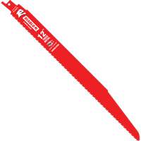 Lame de scie alternative pour la d&eacute;molition et les m&eacute;taux &eacute;pais, Bim&eacute;tal, 8-10 Dents par pouce, 12" lo Groupe Belzile Dickner