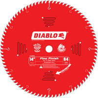 Lame de scie circulaire &agrave; finition fine, 14", 84 dents, Pour Stratifi&eacute;/Bois Groupe Belzile Dickner