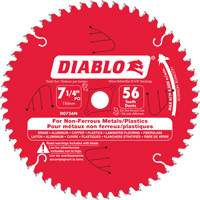 Lame de scie en aluminium, 7-1/4", 56 dents, Pour Non ferreux Groupe Belzile Dickner