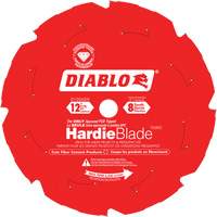 Lame de scie &agrave; d&eacute;couper HardieBlade, 12", 8 dents, Pour B&eacute;ton de fibre Groupe Belzile Dickner