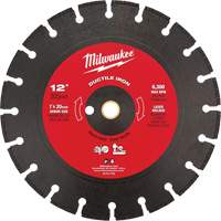 Circular Saw Blade, 12", Ductile Iron Use Groupe Belzile Dickner