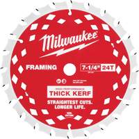 Thick Kerf Framing Circular Saw Blade, 7-1/4", 24 Teeth, Wood Use Groupe Belzile Dickner