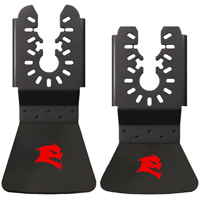 Jeu de grattoirs oscillants en acier &agrave; teneur &eacute;lev&eacute;e en carbone de taille universelle pour le retrait d'adh&eacute;sif Groupe Belzile Dickner
