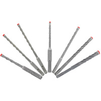 Jeu de forets pour marteau &agrave; t&ecirc;te enti&egrave;rement au carbure &agrave; 4 couteaux SDS-Plus Rebar Demon, 7 morceaux, Carbure Groupe Belzile Dickner