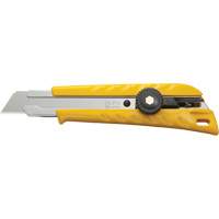 Ratchet Lock Utility Knife with Solid Blade, 18 mm, Stainless Steel Blade Groupe Belzile Dickner