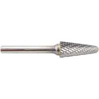 Taper Shape Carbide Shipyard Bur, SL-5, 5/8" Dia., 1/4" Shank, 1-3/16" Depth of Cut Groupe Belzile Dickner