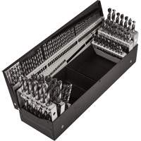 Jobber Length Combination Drill Bit Set, 114 Pieces, High Speed Steel Groupe Belzile Dickner