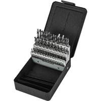 Stub Length Drill Bit Set, 60 Pieces, High Speed Steel Groupe Belzile Dickner