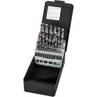 Stub Length Drill Bit Set, 29 Pieces, High Speed Steel Groupe Belzile Dickner