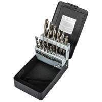 Jobber Length Drill Bit Set, 15 Pieces, High Speed Steel Groupe Belzile Dickner