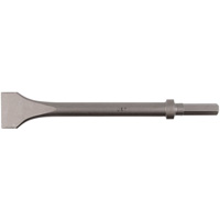 Heavy-Duty Hex Shank Long Narrow Flat Chisel Groupe Belzile Dickner