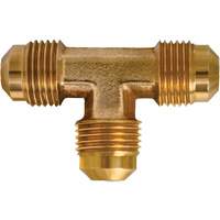 Flare Tee Forged-tube On 3 Ends, 3/8" x 3/8" x 1/4" Groupe Belzile Dickner