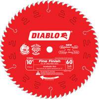Lames de scie pour entrepreneur - Lames de scie finition fine, 10", 60 dents, Pour Bois Groupe Belzile Dickner