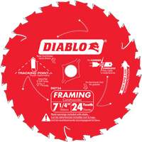Lame de scie &agrave; charpente, 7-1/4", 24 dents, Pour Bois Groupe Belzile Dickner