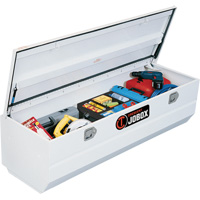 Coffre &agrave; outils robuste pour camion, 20-1/4" x 58-1/2" x 19", Acier, Beige/Noir/Bleu/Brun/Vert/Gris/Orange/Rouge/Argent/Havane/Jaune Groupe Belzile Dickner