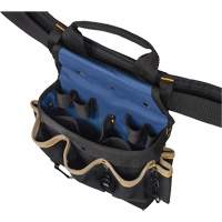 20 Pocket Tool Belt Combo, Polyester, Black Groupe Belzile Dickner