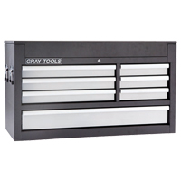Top Chest - 7 Drawers, 41-1/2" W, 7 Drawers, Black Groupe Belzile Dickner