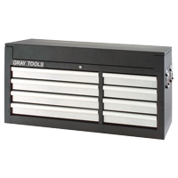 Top Chest - 8 Drawers, 41-1/2" W, 8 Drawers, Black Groupe Belzile Dickner