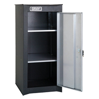 Side Rider Cabinet, 2 Drawers, 14-3/4" W x 18" D x 33-3/4" H, Black Groupe Belzile Dickner